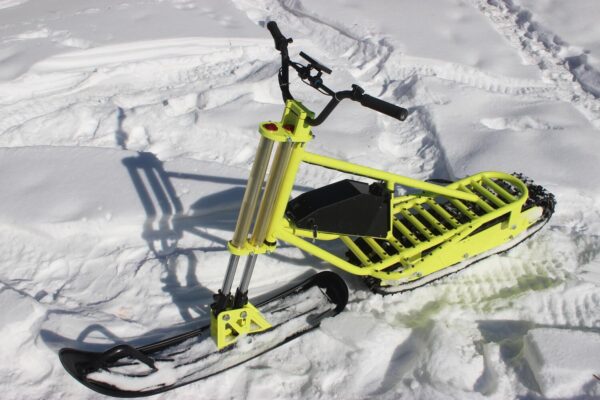 electric snowbike yellow_11