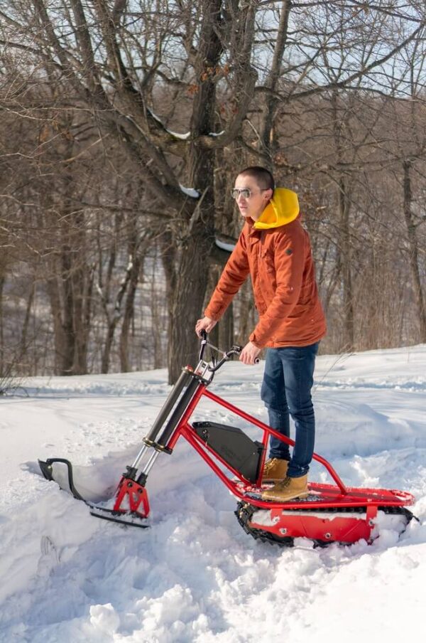 electric snowbike_red_8