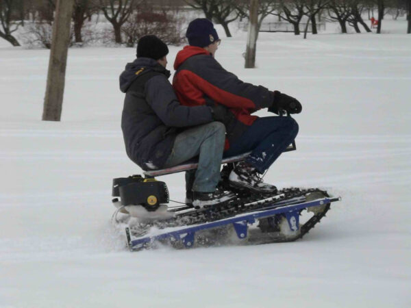 Мини трактор танкетка буксировщик_5