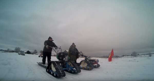 гусеничная приставка для мотоблока_снегоходная приставка_14