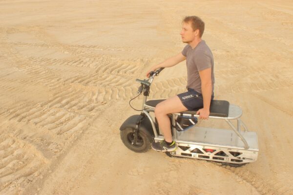 Электро вездеход_электро снегоход_сноубайк_самоделка_5