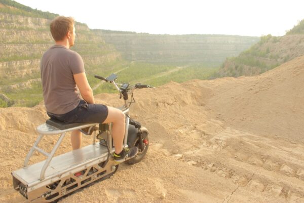 Электро вездеход_электро снегоход_сноубайк_самоделка_9