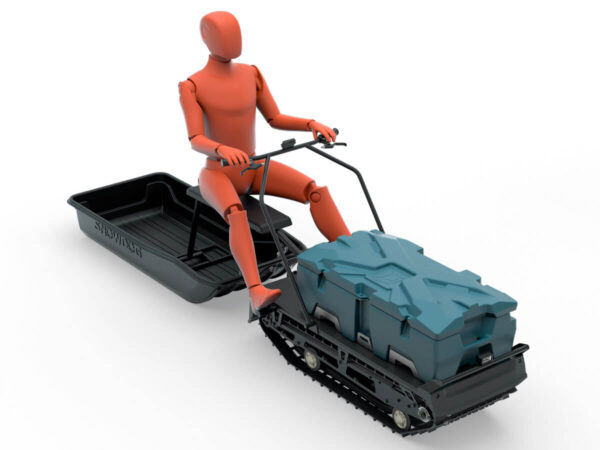 Электро мотособака_электро буксировщик_электрический мото буксировщик_электро снегоход_электро вездеход_MTT136_10