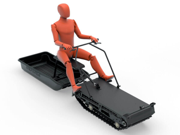 Электро мотособака_электро буксировщик_электрический мото буксировщик_электро снегоход_электро вездеход_MTT136_8