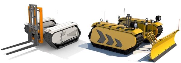 гусеничная платформа грузовая milrem_гусеничное шасси_гусеничный модуль_2