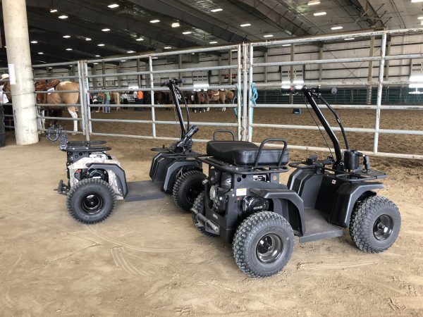 Стоячий квадроцикл_буксировщик_мотособака_четырехколесный самокат_грузовой самокат, внедорожный скутер_17