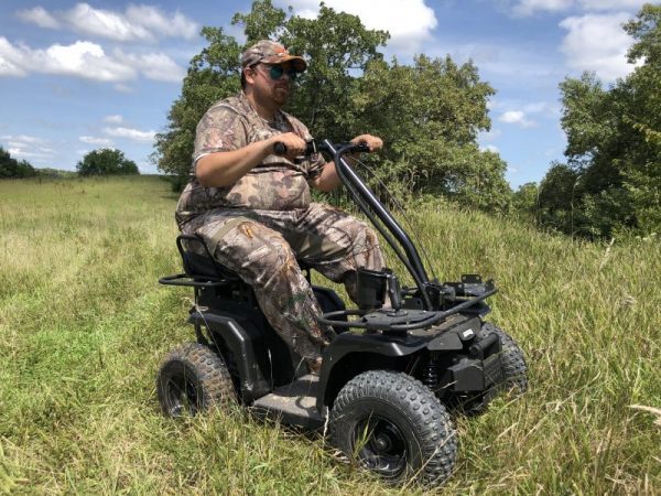 Стоячий квадроцикл_буксировщик_мотособака_четырехколесный самокат_грузовой самокат, внедорожный скутер_18