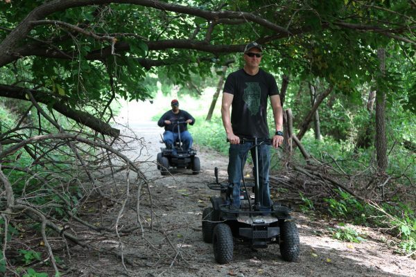 Стоячий квадроцикл_буксировщик_мотособака_четырехколесный самокат_грузовой самокат, внедорожный скутер_20