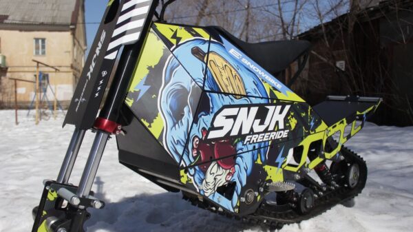Электрический снегоход, электро сноубайк_Sniejik_2
