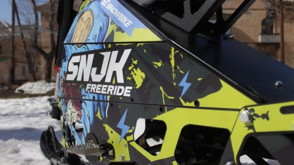 Электрический снегоход, электро сноубайк_Sniejik_7