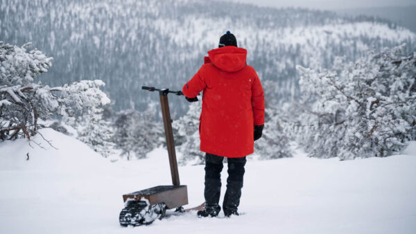 Гусеничный самокат_электро снегокат_электро снегоход_самокат снегоход_самокат на гусенице_3