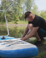 Double sup разборный катамаран Сапмарана Supmaran надувной катамаран_19