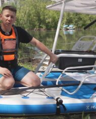 Double sup разборный катамаран Сапмарана Supmaran надувной катамаран_28