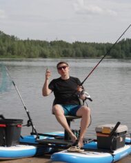 Fishmaran разобрный катамаран для рыбалки_ Supmaran Сапмарана катамаран из Supboard_1