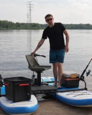 Fishmaran разобрный катамаран для рыбалки_ Supmaran Сапмарана катамаран из Supboard_13