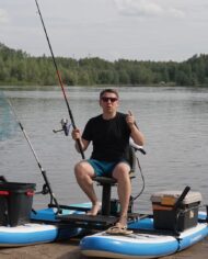 Fishmaran разобрный катамаран для рыбалки_ Supmaran Сапмарана катамаран из Supboard_2