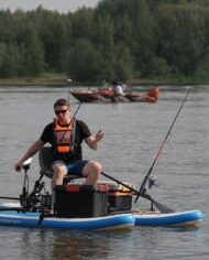 Fishmaran разобрный катамаран для рыбалки_ Supmaran Сапмарана катамаран из Supboard_20