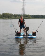 Fishmaran разобрный катамаран для рыбалки_ Supmaran Сапмарана катамаран из Supboard_27