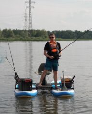 Fishmaran разобрный катамаран для рыбалки_ Supmaran Сапмарана катамаран из Supboard_28