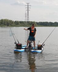 Fishmaran разобрный катамаран для рыбалки_ Supmaran Сапмарана катамаран из Supboard_6