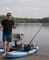 Fishmaran разобрный катамаран для рыбалки_ Supmaran Сапмарана катамаран из Supboard_8